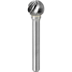SD-106 Aluminum Cut Carbide Burr Ball Shape 5/8
