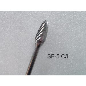 SF-5 L6 Iron Cut Extended Shank Carbide Burr 1/2