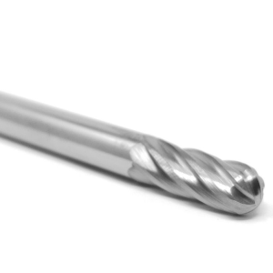 SC-101 Aluminum Cut Cylindrical Ball End Burr 1/4