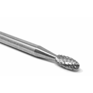 SE-41 L3 Extended Shank Oval Egg Carbide Burr 1/8