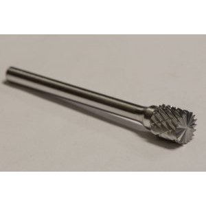 SB-50 L3 Extended Shank Double Cut Cylindrical Burr 1/4