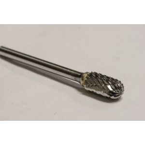 SC-51 Cylindrical Ball End Carbide Burr 1/4 Head
