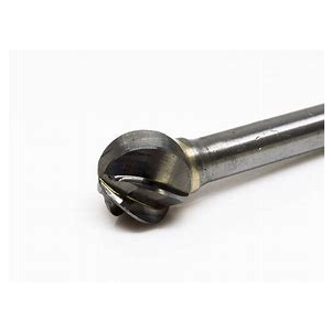SD-105 Aluminum Cut Carbide Burr Ball Shape 1/2