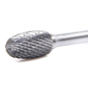 SE-6 Series Oval Shape Carbide Burr, 5/8 in Head