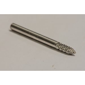 SG-43 Series Tree Shape Pointed End Burr with Extended 1/8