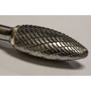 SH-5 Series Flame Shape Carbide Burr 1/2 Inch Head