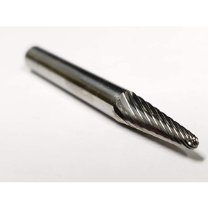 SL-1 Series Taper Ball End Carbide Burr 1/4 Inch