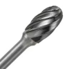 SE-103 Series Oval Shape Aluminum Cut Carbide Burr 1/4